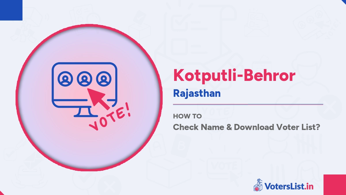 Kotputli-Behror Voter List