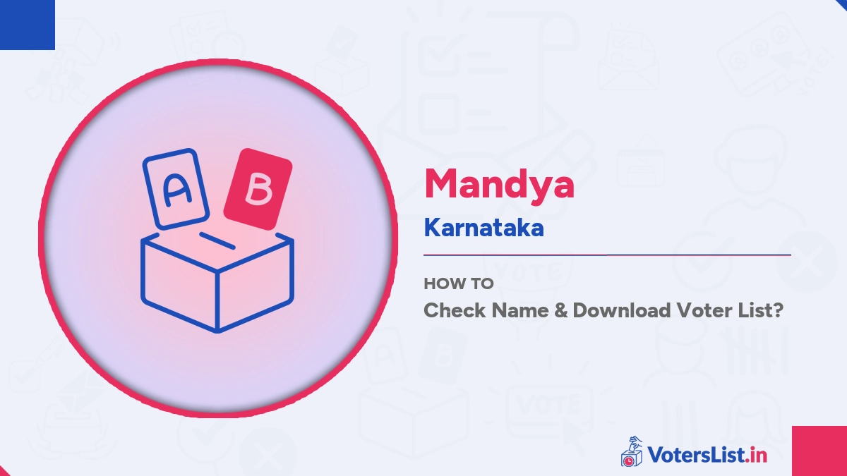 Mandya Voter List